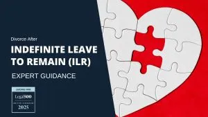divorce after indefinitie leave to remain