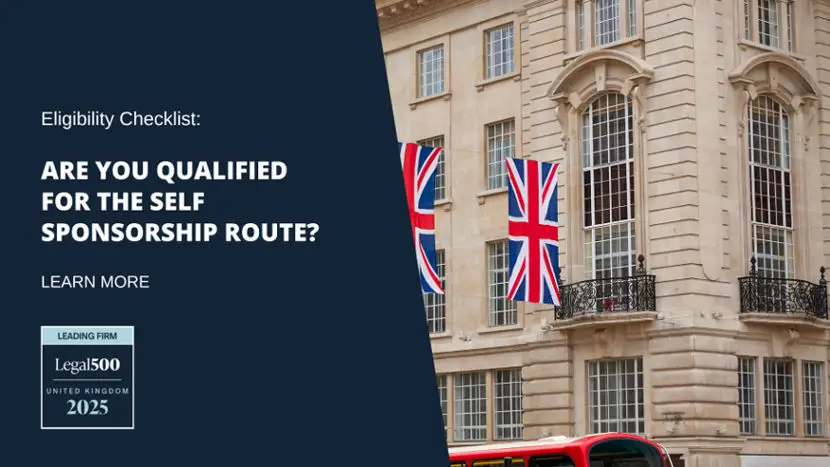 Eligibility Checklist Are You Qualified for the Self-Sponsorship Route